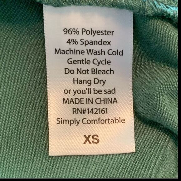 LULAROE SIMPLY COMFORTABLE CARLY SHORT SLEEVE T-SHIRT MAXI DRESS XS GREEN. - Picture 9 of 9